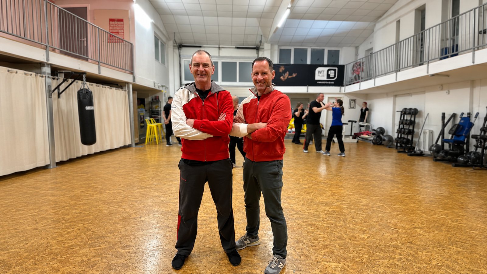 Stefan Fiege und Martin in der WingTsun Akademie Neuss-Holzheim